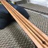 I am adding stabilizer bars to the neck, a channel for each bar has been routed on each side of the truss rod channel